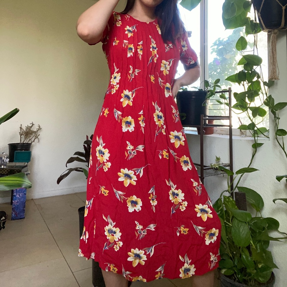 Vintage floral dress - Picture 4 of 10